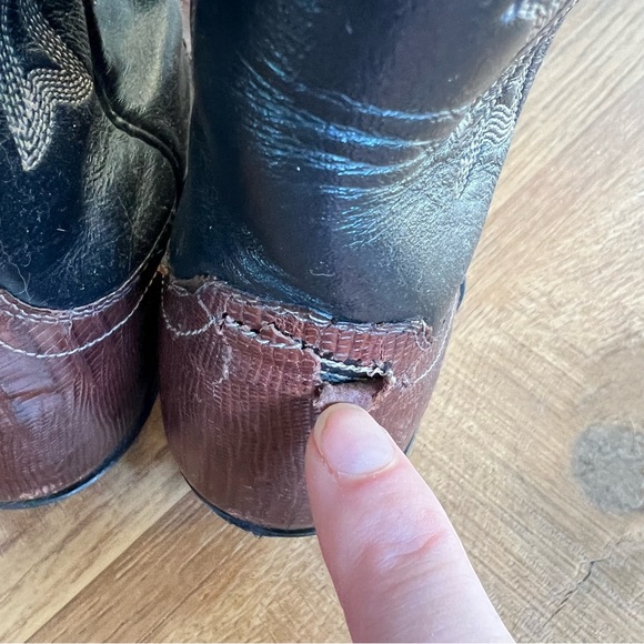 Vintage Justin Cowboy Boots Size 5 - Picture 7 of 9